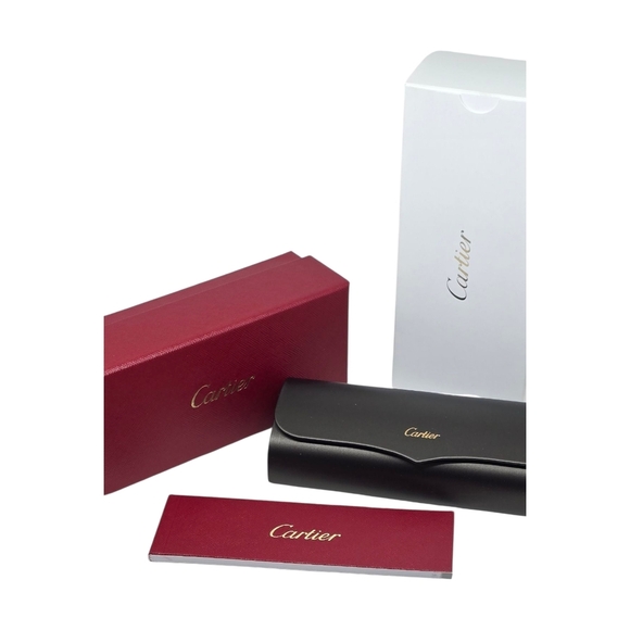 CARTIER Elegant Brown Sunglasses with Gold Accents - Picture 11 of 11